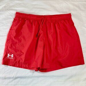 Under Armour Men's 5.5" Essential Volley Shorts - Size XL - Red Solstice